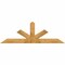 Ekena Millwork Saratoga Rough Sawn Timber Gable Bracket, Western Red Cedar, 84"W x 28"H x 2"D x 6"F, 8/12 Pitch GBW084X28X0206SAR00RWR - alternate 1